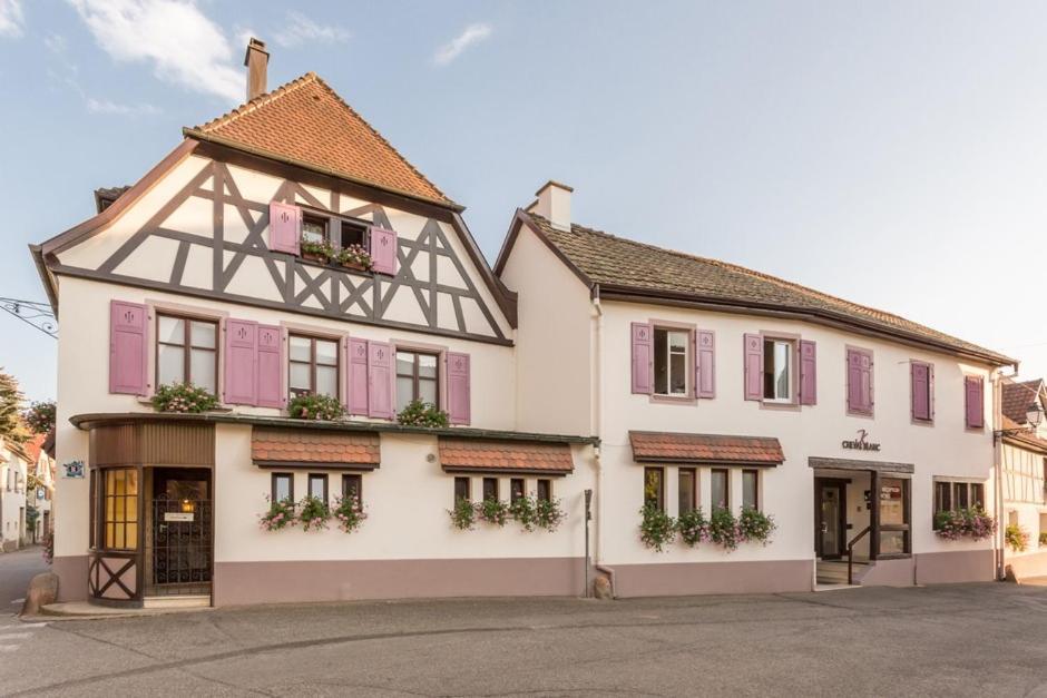 Auberge Du Cheval Blanc Depuis 1785 Westhalten Exteriér fotografie