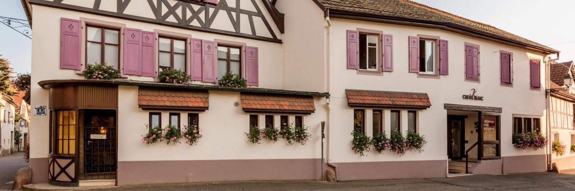 Auberge Du Cheval Blanc Depuis 1785 Westhalten Exteriér fotografie
